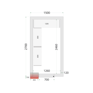 TEFCOLD Shelf Rack System Kit CRNF1527