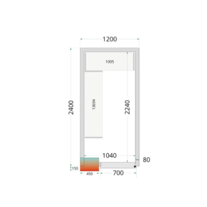 TEFCOLD Shelf Rack System Kit CRPF1224