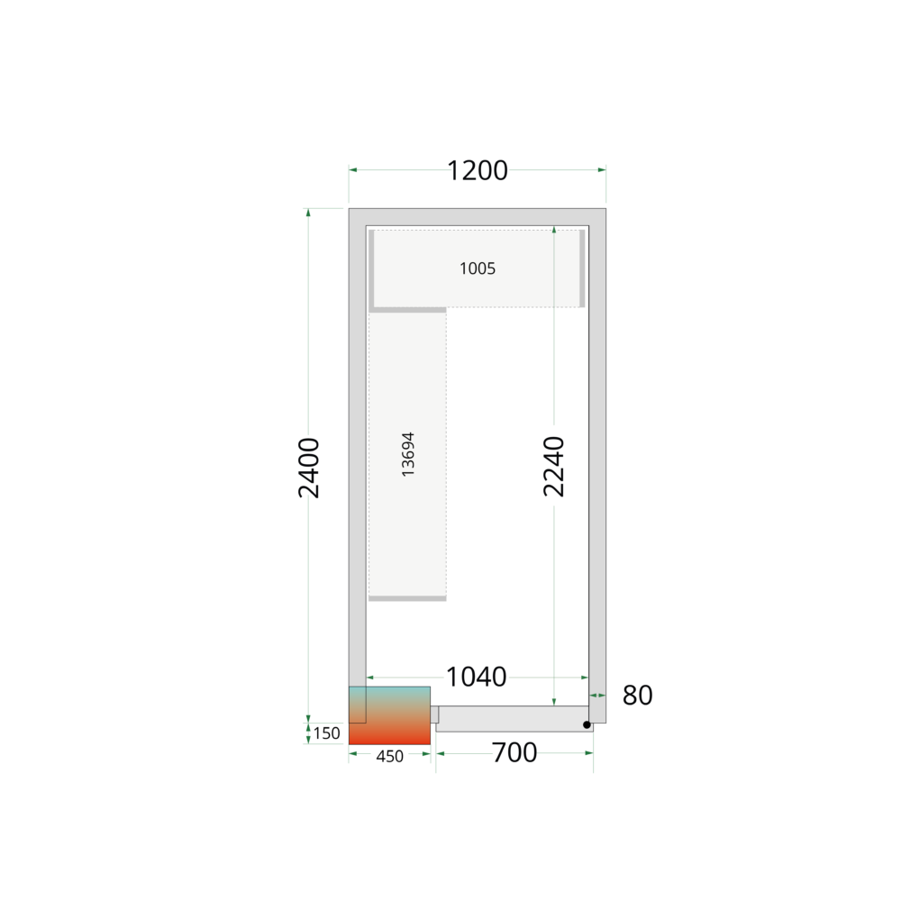 TEFCOLD Shelf Rack System Kit CRPF1224