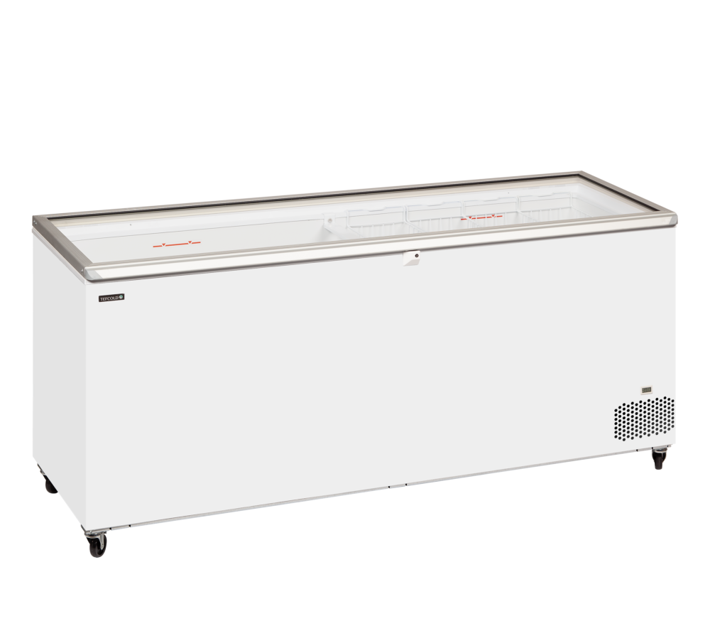 TEFCOLD ST701 Hinged Glass Lid Chest Freezer
